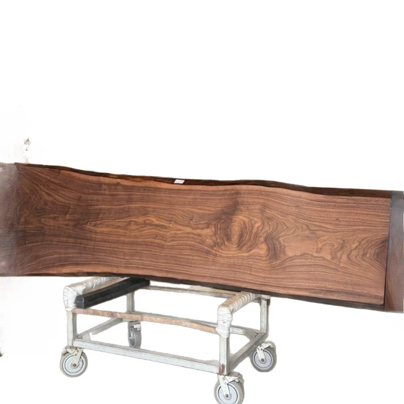 

Solid wood tea table, home living room office tea black walnut table