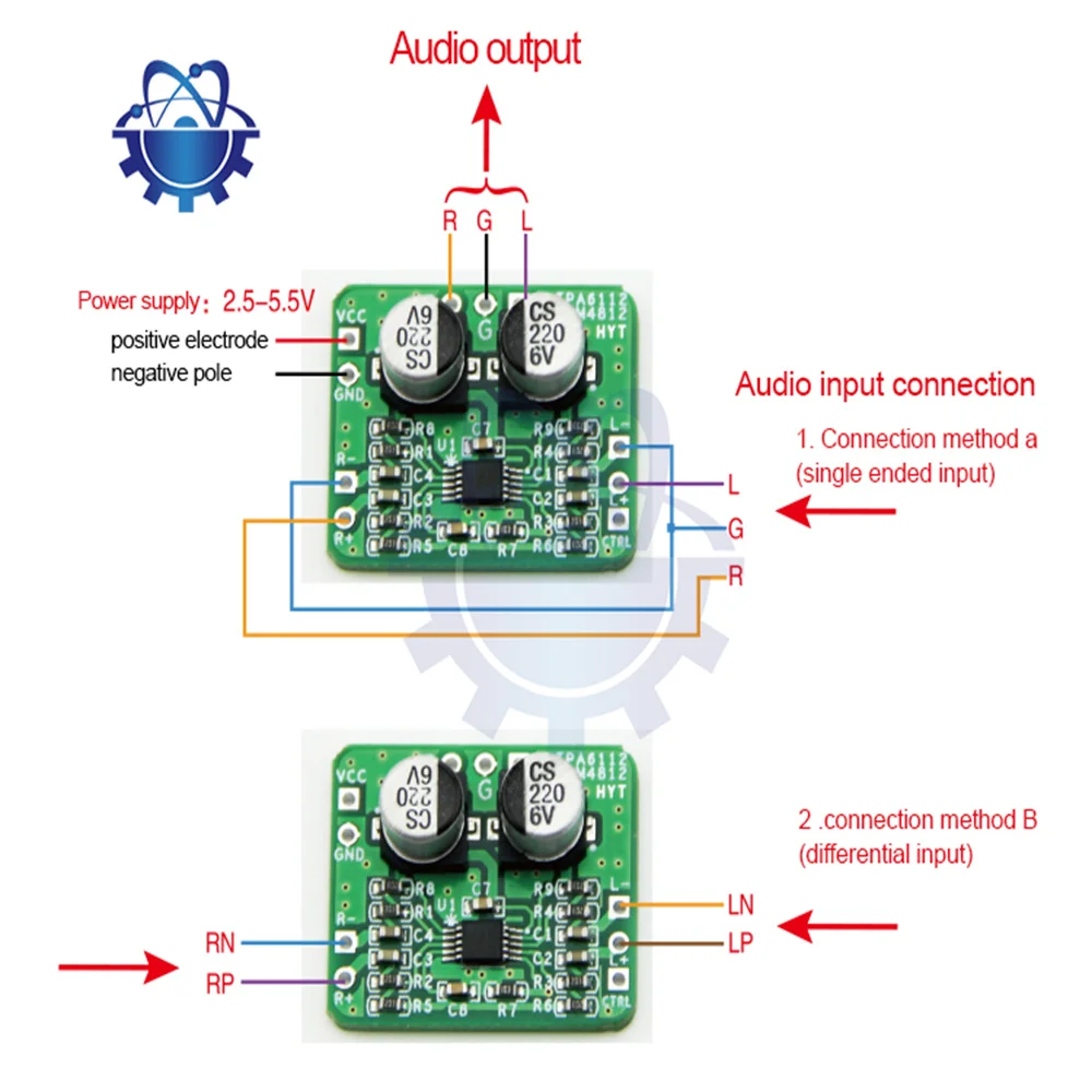 New 150mW Headphone Amplifier Board Audio Differential Balanced TPA6112 & SGM4812 HIFI Amp Module Speaker Module