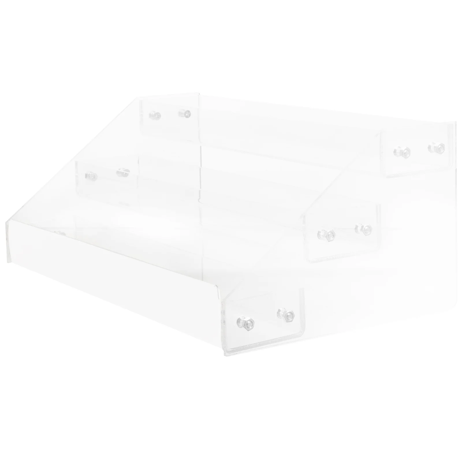 Rack de exibição de goma de mascar acrílico transparente suporte de 3 camadas para armazenamento de loja de conveniência de supermercado de doces varejo