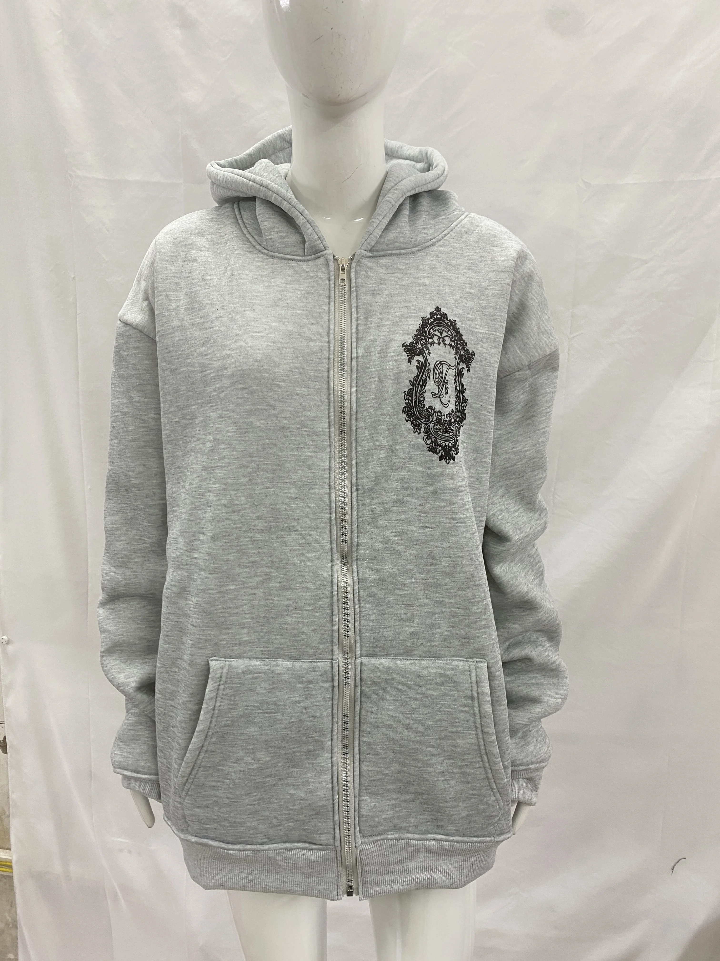 سترة صوفية للربيع والخريف على الطراز الكوري سترة كاجوال عصرية بسيطة ومتعددة الاستخدامات بطباعة عصرية