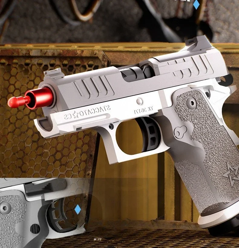 التلقائي قذيفة رمي مسدس إطلاق مستمر الادسنس الارتداد فارغة معلقة لعبة صغيرة بندقية في الهواء الطلق CS سلاح للبنين الكبار