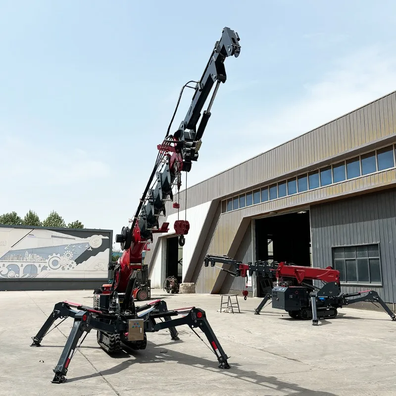 3 Ton Building Crawler Mobile Spider Crane Mini 3ton Small Tracked Spider Crane