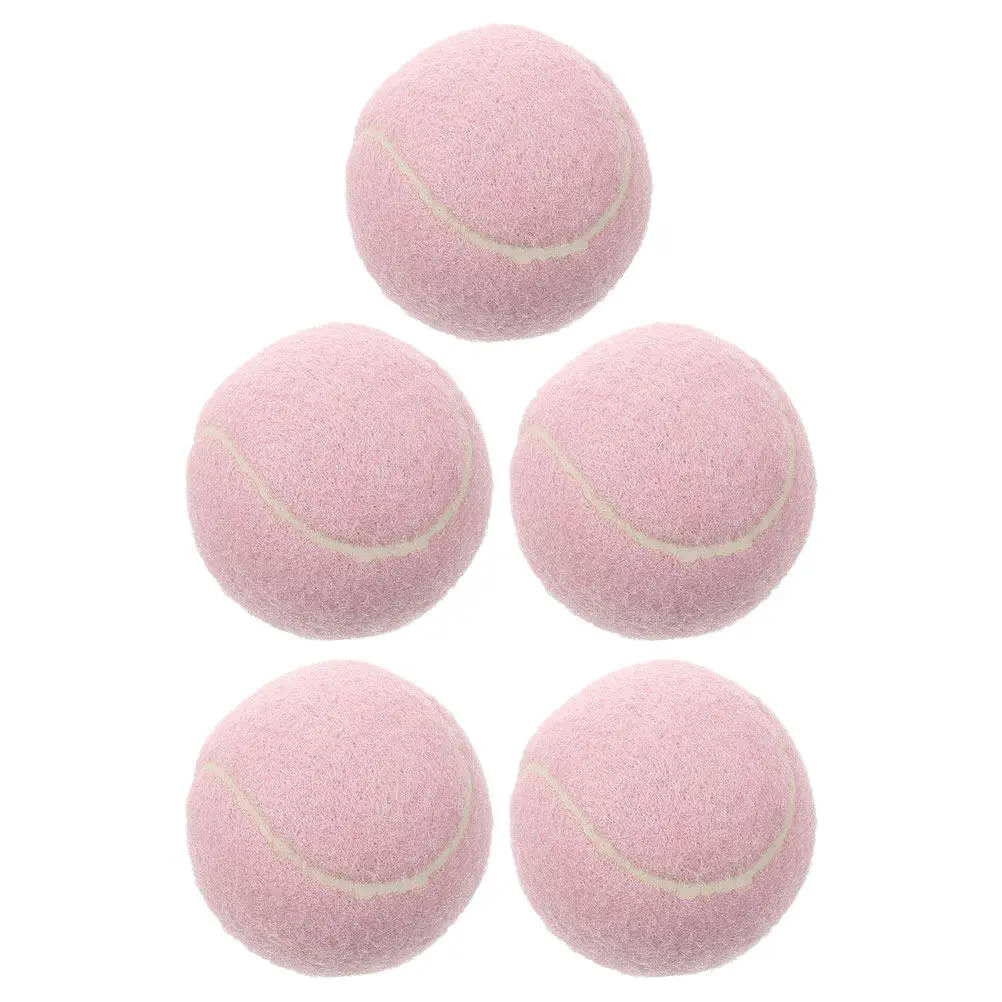 

5Pcs Beginner Tennis Balls for Lightweight Soft Bouncy Elastic Training Playground Practice Play Youth Starter Rubber
