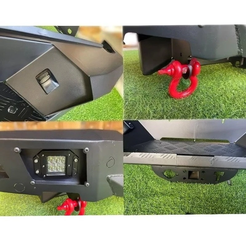 Car Rear Bumper for Ranger  Led Lights Shackle Auto Body System for Ranger Steel Bumper PQL
