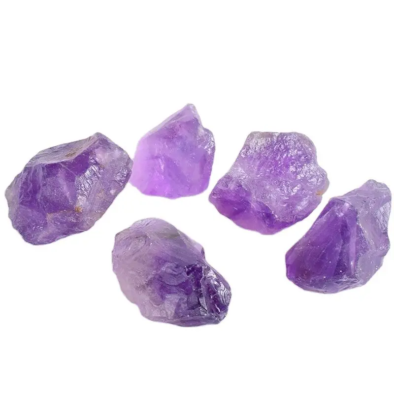 50g Bulk Raw Stone Dark Amethyst Irregular Natural Rock And Purple Mineral For Chakra Healing Specimen Collection Garden Decor