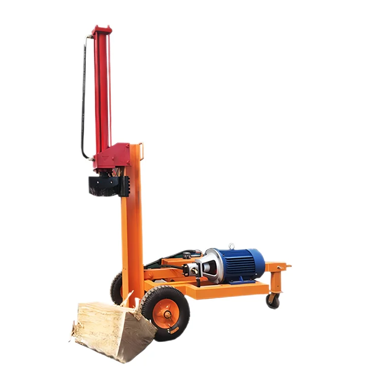 Automatic tractor timber power line machine for cutting and splitting wood  log   splitter