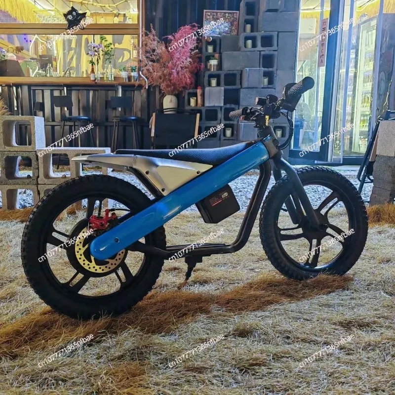 16インチ子供用電動バランスバイク - 幼児用電動スクーター自転車、5~10歳向け調節可能な子供用乗用玩具