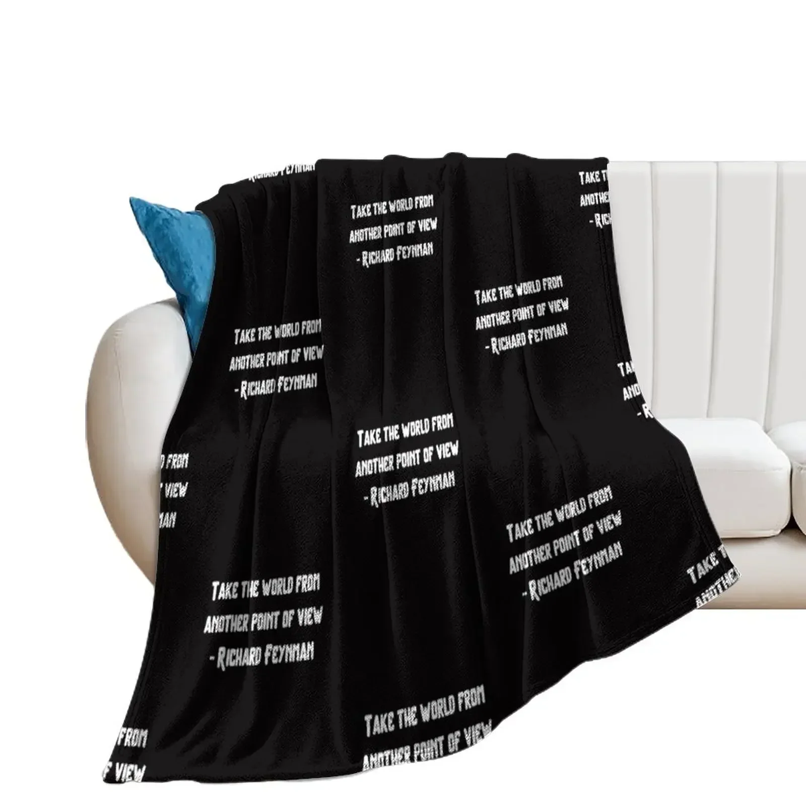 Richard Feynman Science Physics Quote Throw Blanket christmas gifts Kid'S Sleeping Bag Cute Blankets