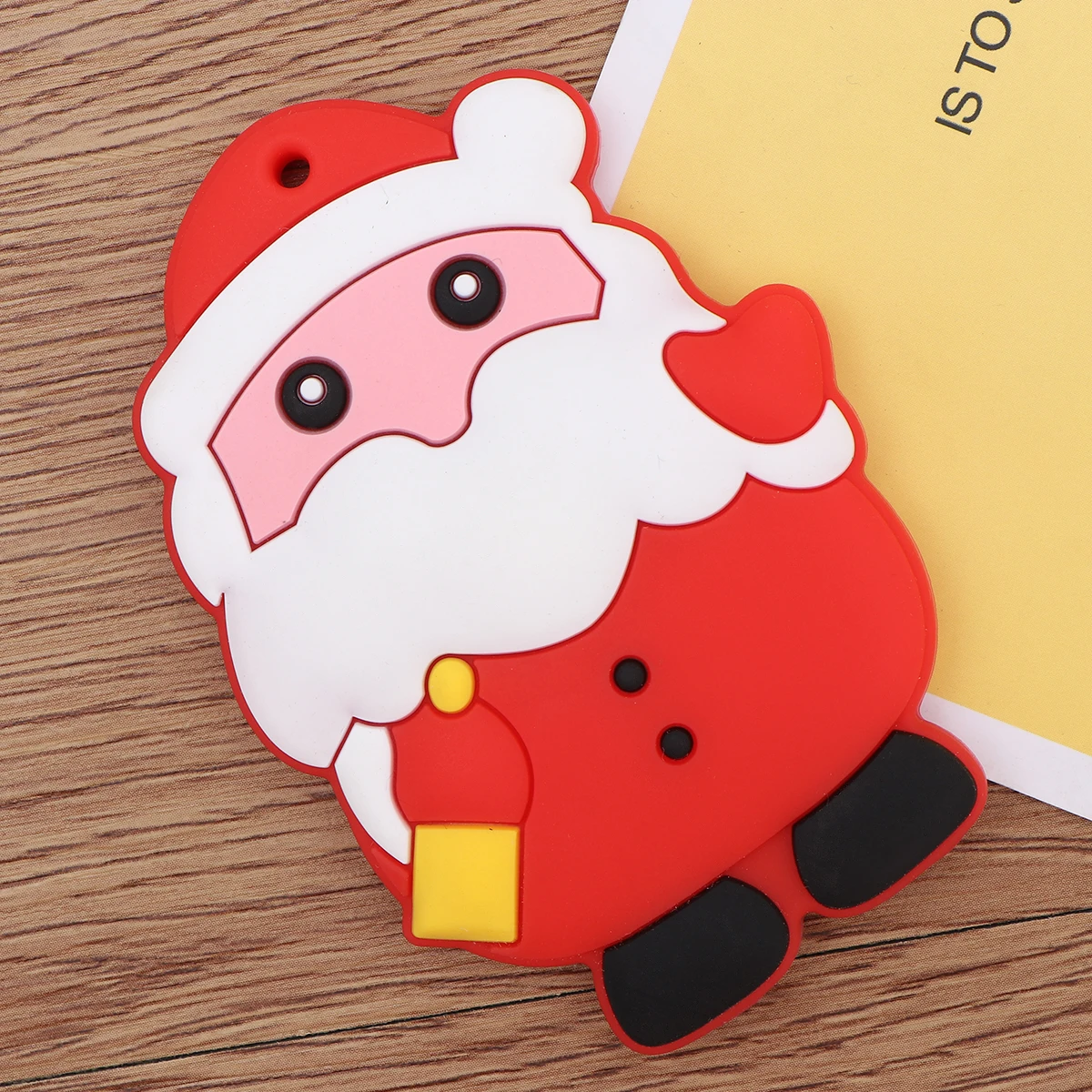 

Silicone Baby Teether Santa Claus Design Kids Chew Teether Toddler Safe Teething Teethers Red Easy Clean Ergonomic Shape Festive