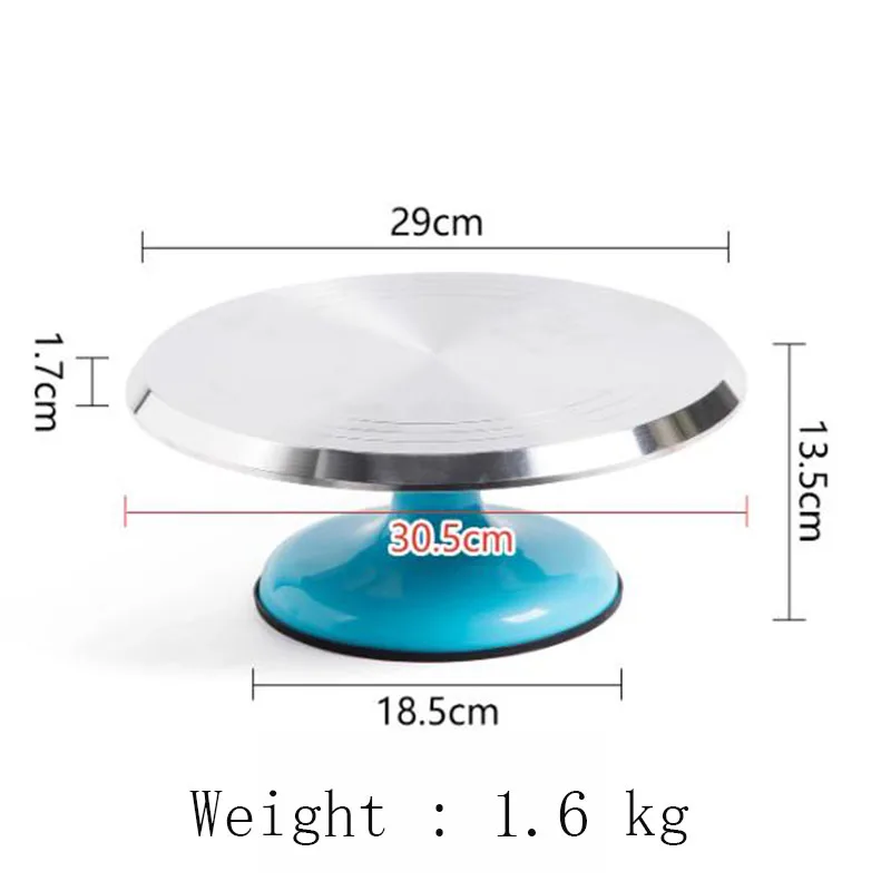 Aluminum Alloy Turntable Pottery Equipment Clay Sculpture Manual Small Turntable DIY Ceramic Handicrafts Making Subsidiary Tools