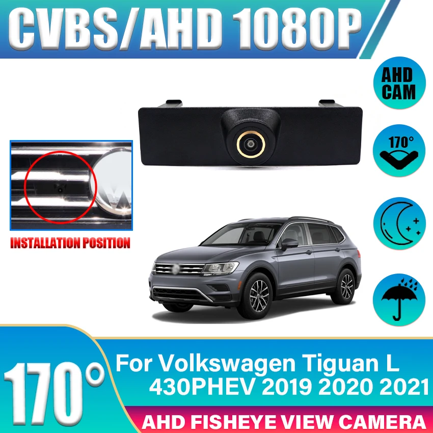CCD Car Front View Parking Night Vision Positive Waterproof Logo Camera For Volkswagen For VW Tiguan L 430PHEV 2019 2020 2021