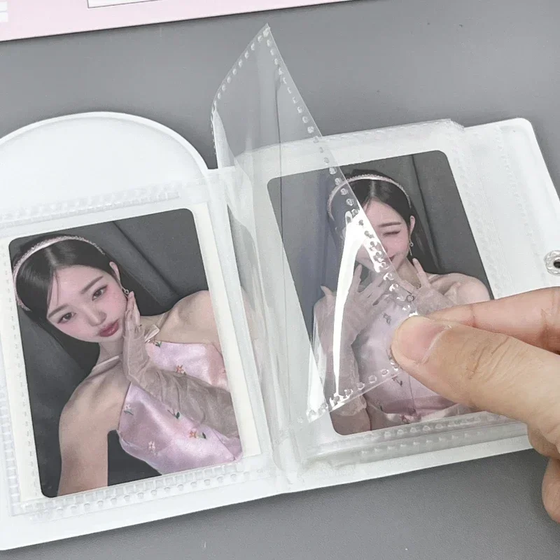 Fashion Card Bag for Girls Idol Super Star's Photo Holder Organizer Bag Transparent PVC Inner Slot Pocket ID Credit Card Stock