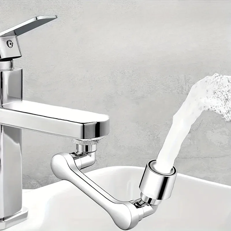 1/2 bathroom essential faucet extender, ABS robotic arm, single-mode, 1080° rotating universal faucet extender