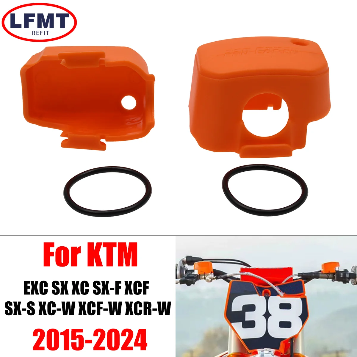 

Motorcycle Plastic Front Brake Master Cylinder Cover Guard Protector For KTM EXC SX XC SX-F SX-S XCF XC-W XCF-W XCR-W 125-530 CC