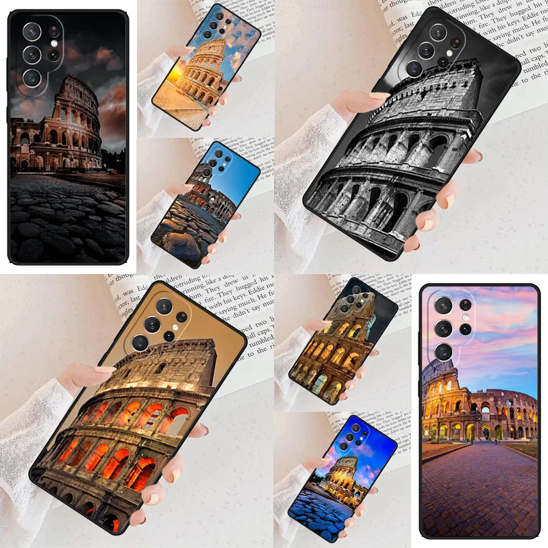 Colosseum Rome Italy Cell Phone Case for Samsung Galaxy S26 Ultra S25 S24 S23 S22 S21 S20 Note10 Cover