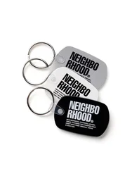 NBHD Keychain Trendy Brand Pendant Retro Simple Japanese Style Button Accessory Frosted Multi-color Versatile Fashionable