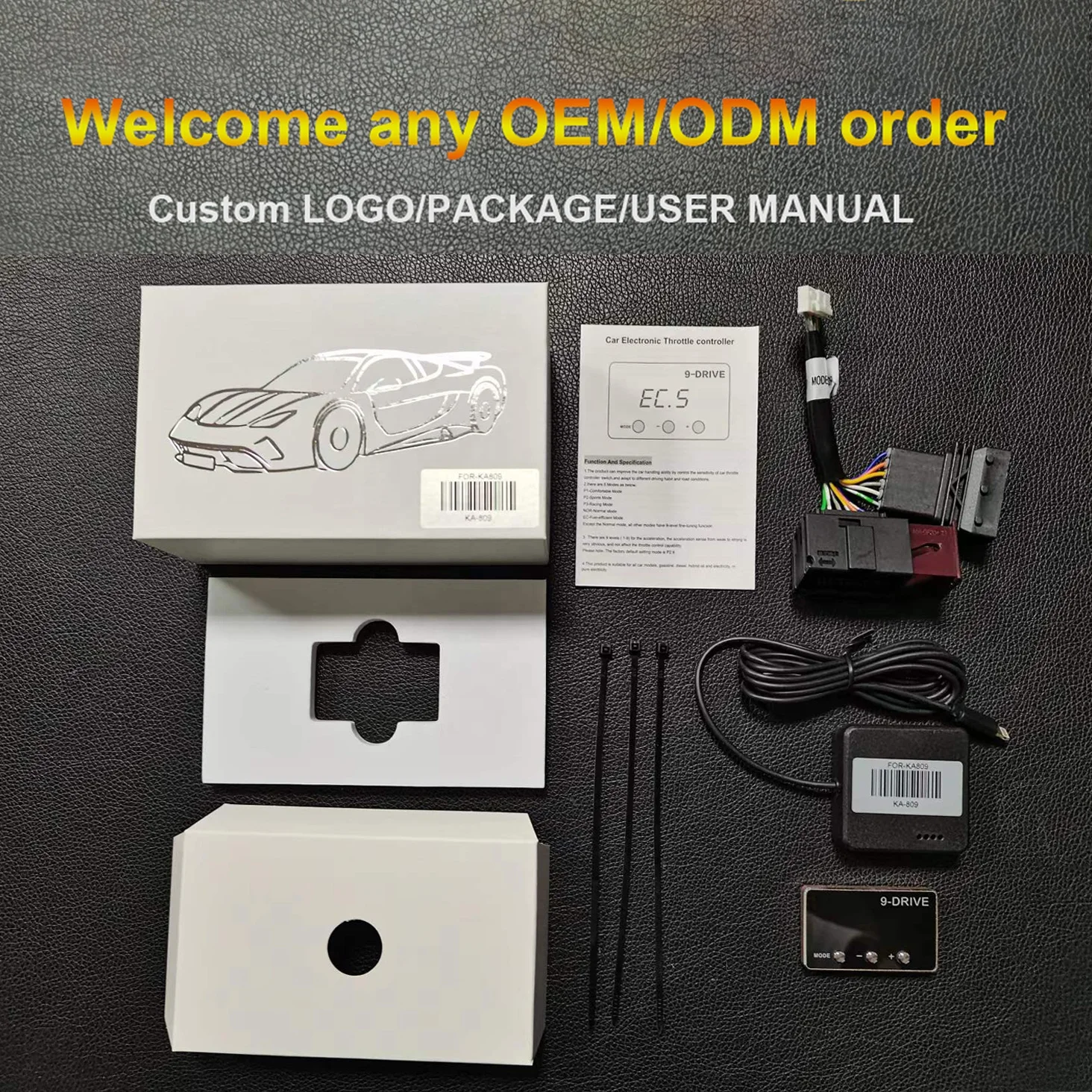 2026 Factory  F1 Speed Booster 9 Drive Car Electronic Throttle Controller Accelerator Pedal Cable Throttle Response Fast Race