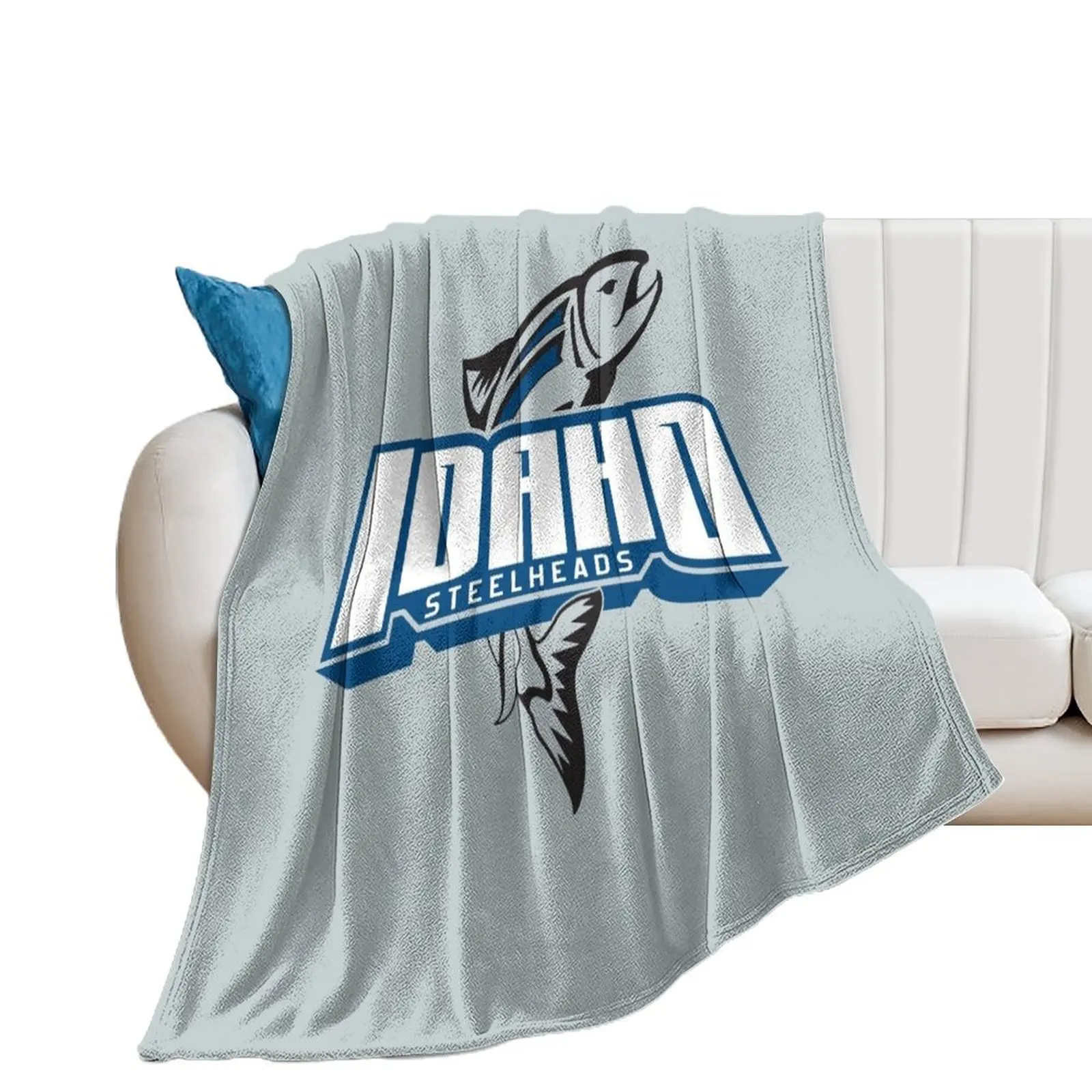 

Idaho Steelheads Throw Blanket Single Warm Plaid for winter Blankets