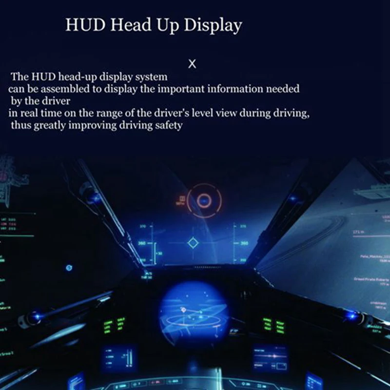 Car Head Up Display HUD For Nissan Patrol Y6 2018 2019 HD Projector Screen Overspeed Alert Alarm Detector