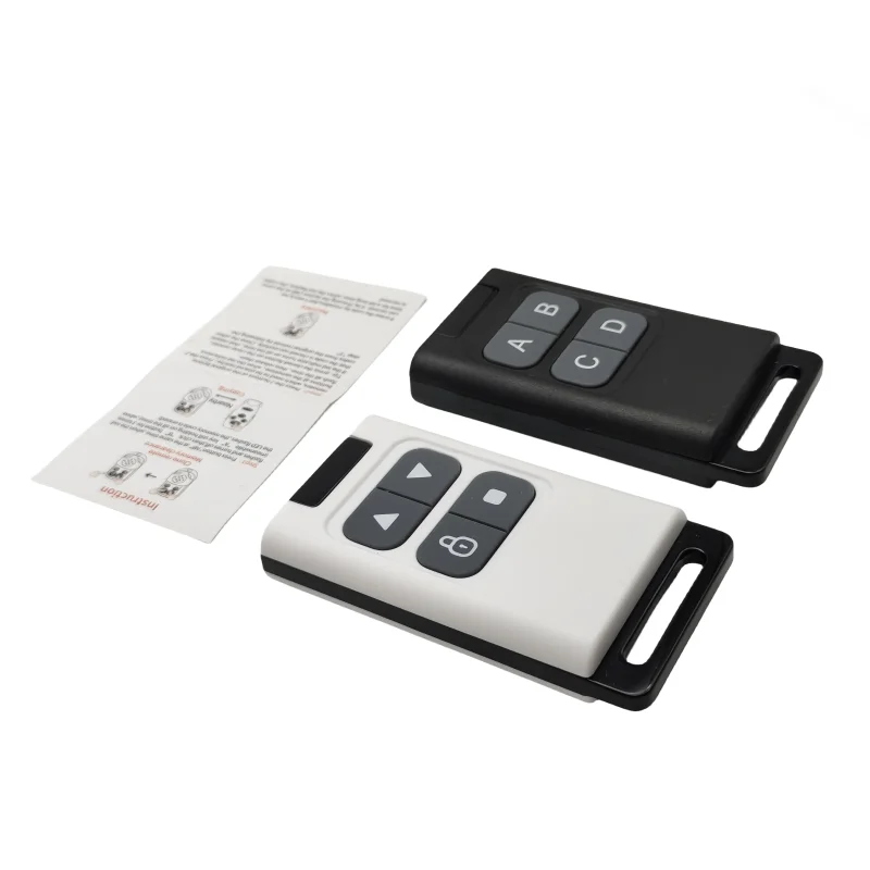 Waterproof New model modern case 1-4 Button RF 433Mhz Universal Wireless Switch Remote Control 315mhz for EU US Assia market