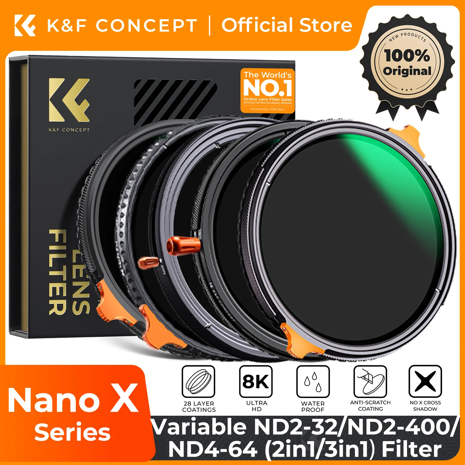 K&F Concept 49-82Mm…