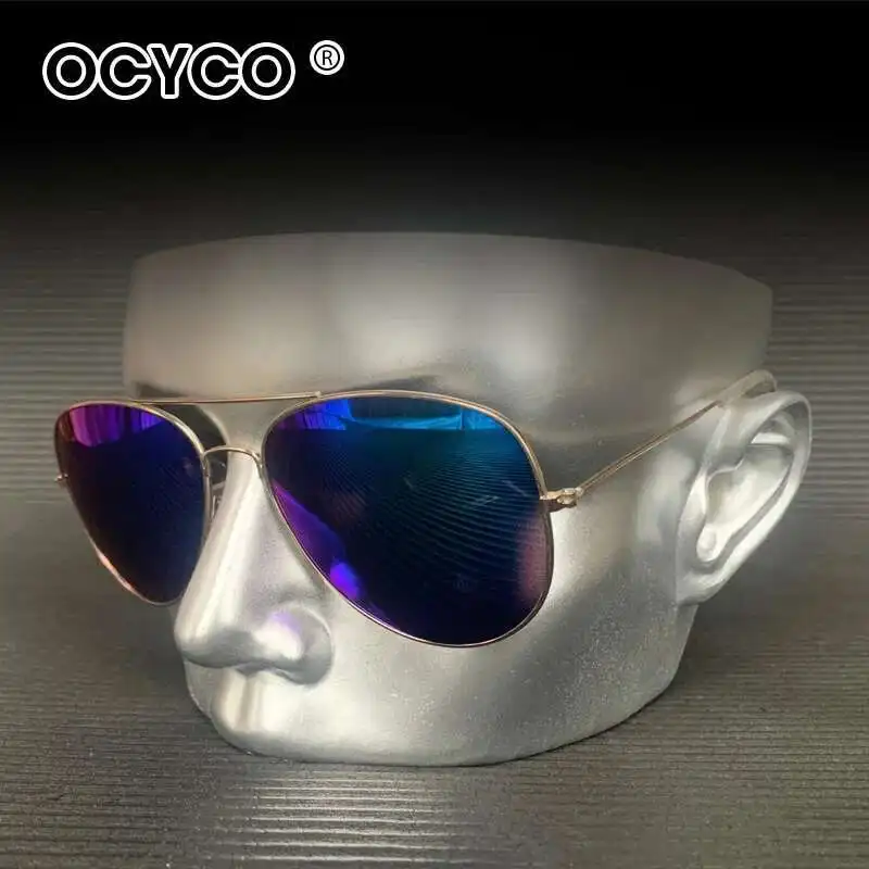 

Лидер продаж, модные солнцезащитные очки-пилоты для женщин и мужчин, металлические солнцезащитные очки с градиентом, уличные очки для вождения, модные оттенки, очки UV400