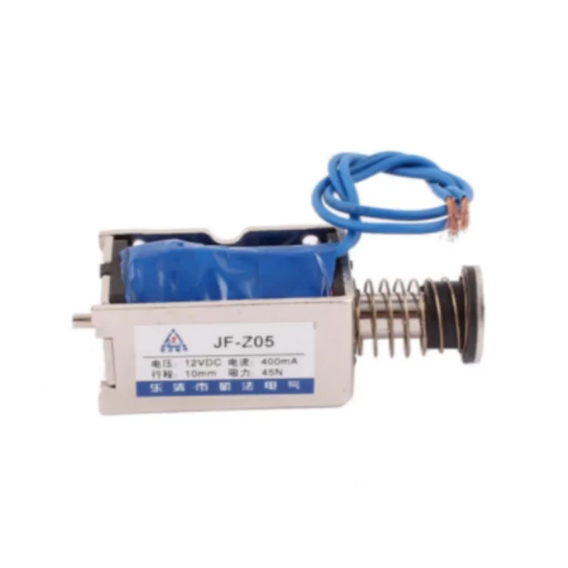

1pcs JF-Z05 DC12V/DC24V 0.4A 45N Pull Push Type Open Frame Solenoid Electromagnet
