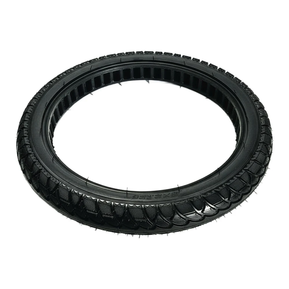 For Electric Scooter and Bike 16 Inch 16x2 125 Solid Tyre Designed for Long Wear Resistance and Stability on Wet or Dry Roads