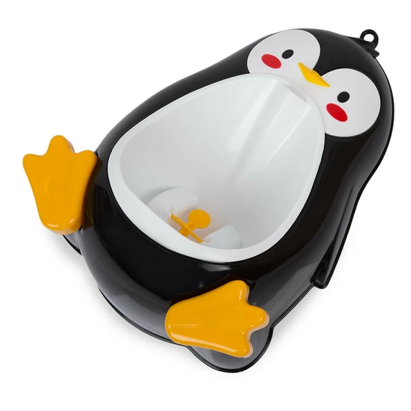 A93U-Baby Boy Potty Toilet Training Penguin Children Stand Vertical Urinal Boys Pee Infant Toddler Wall-Mounted