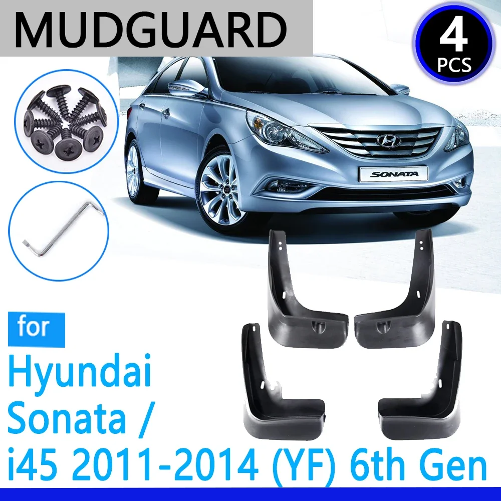 

Mudguards fit for Hyundai Sonata i45 YF 2011 2012 2013 2014 Car Accessories Mudflap Fender Auto Replacement Parts