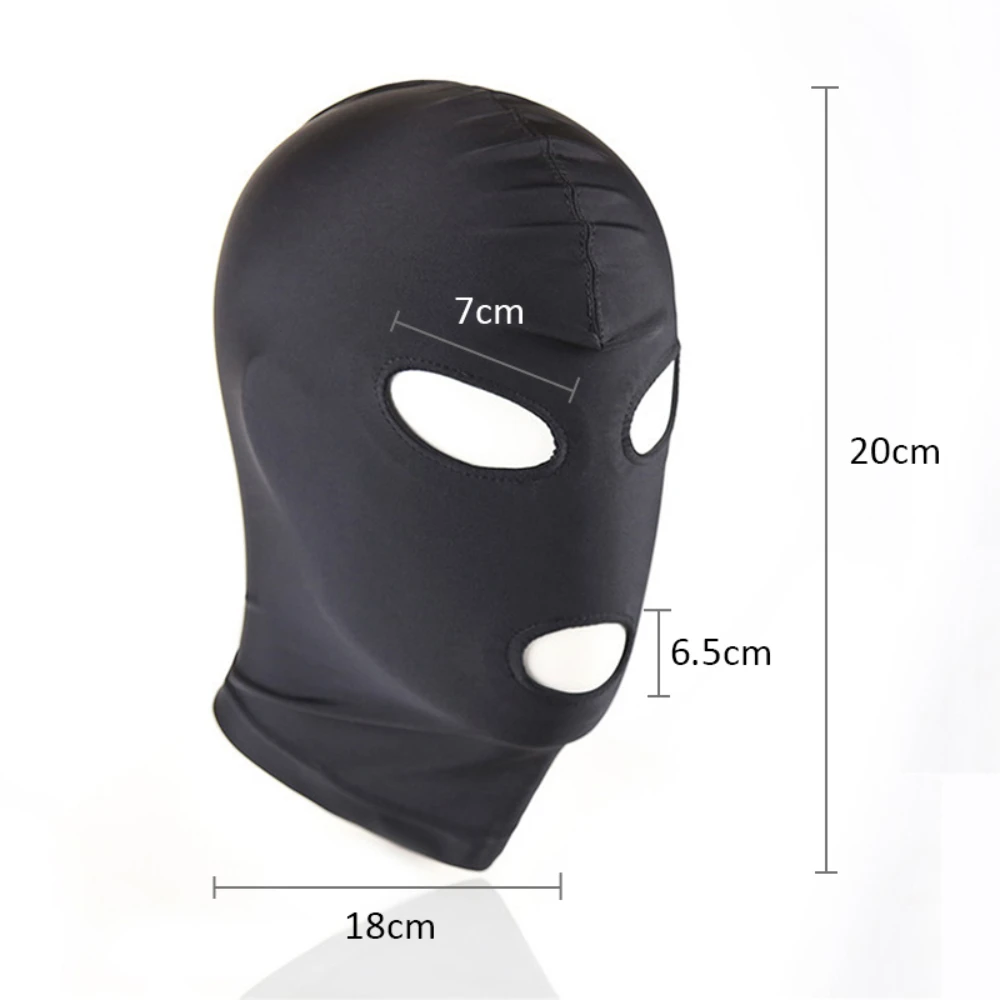 Fetish Harness Head Hood BDSM Slave Game Bondage Restraint Face Mask Erotic Sex Toys Role Play for Couples Master Anal Gay Adult image 5