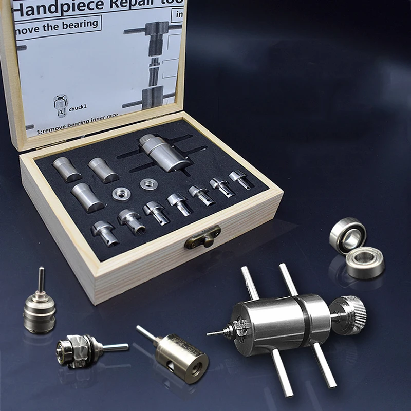 Dental High Speed Handpiece Repair Tool Bearing Disassembly And Installation Kit Oral Handpiece Maintenance Accessory