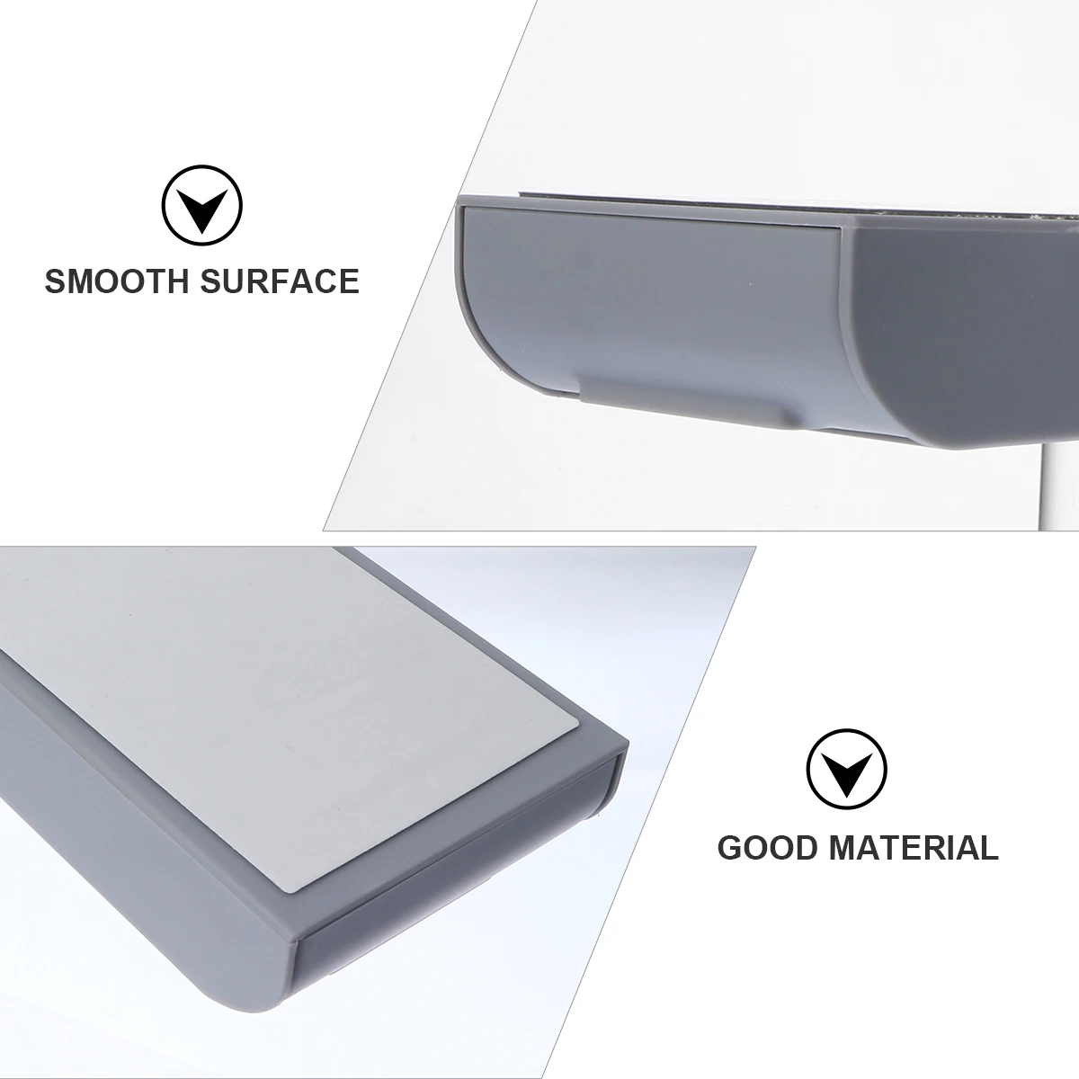 

2 Pcs Paste Pen Bucket Hidden Drawer Storage Bracket Office Table Bottom Organizer Under Desk Abs Holder Case Student