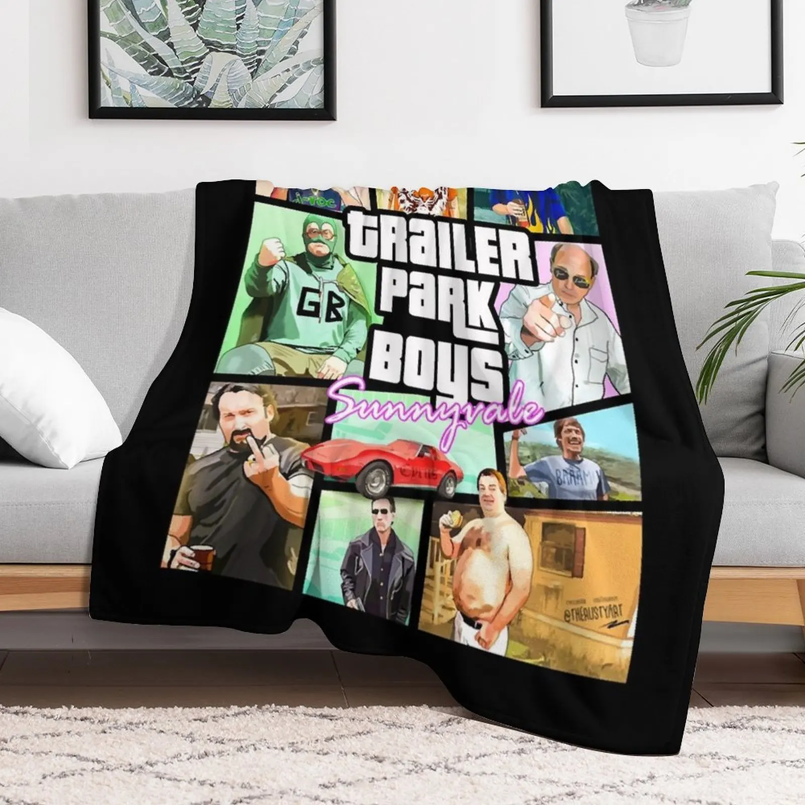 Comedy Tv Series Movie Canadian Canadado Mockumentary Ricky Game Art Poster Custom Design Gifts Throw Blanket Travel Blankets