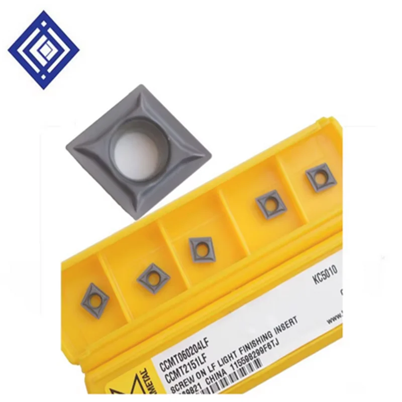 

High hardness sanyinghe 5 pcs/lots CCMT060202LF KC5010/CCMT060204LF KC5010 cnc carbide inserts for stain steel