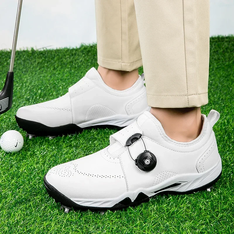 Chaussures de golf professionnelles pour hommes, baskets de golfeurs, chaussures d'extérieur pour hommes, taille 36-46