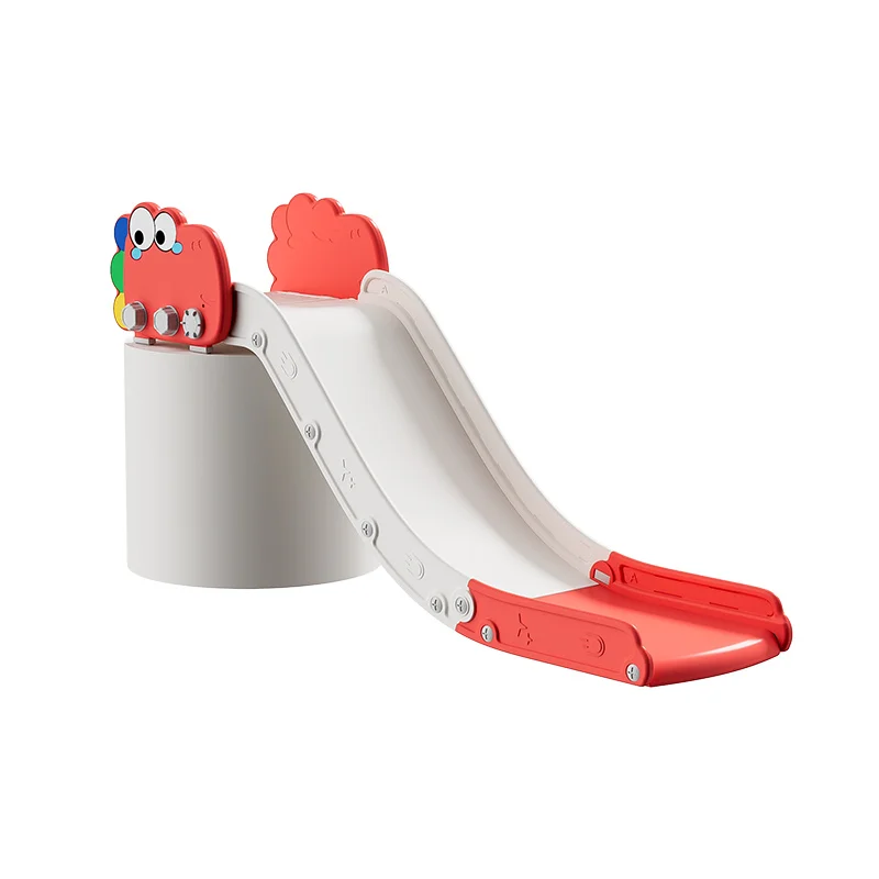 Zjeżdżalnia dla dzieci do wnętrz, plastikowa zabawka dla maluchów, plac zabaw do domu i przedszkola, dom z zjeżdżalnią, łóżko, sofa, schody, zabawka.