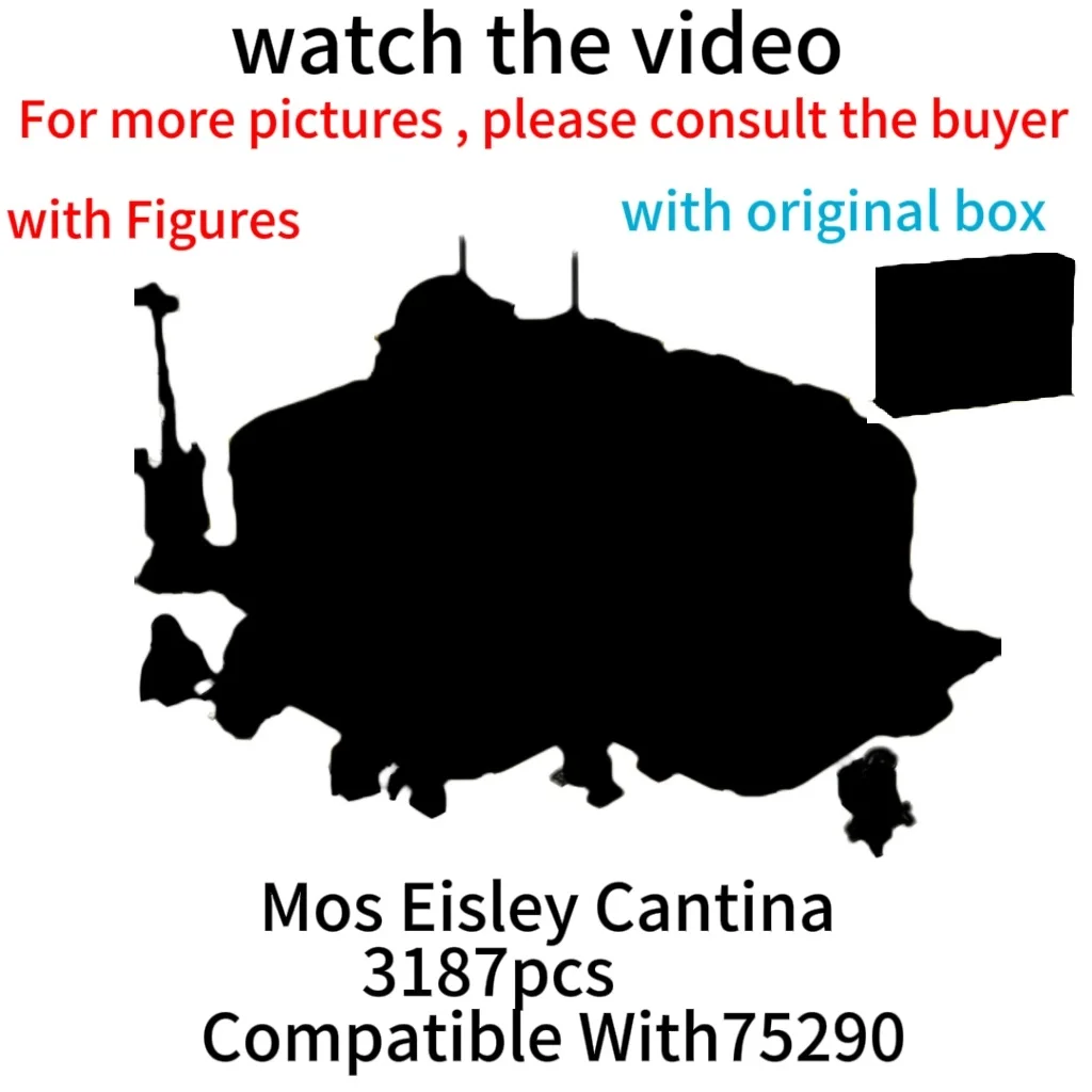 

with Original Box 60016 Mos Eisley Cantina Compatible 75290 Building Blocks Bricks Educational Toys Birthday Christmas Gifts