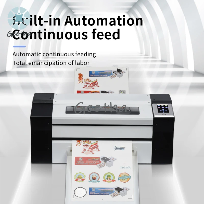 A3 Automatic Continuous Paper Feeding 330mm Sticker Cutting Plotter Camera Profile Die Cutting Machine USB Port U Disk