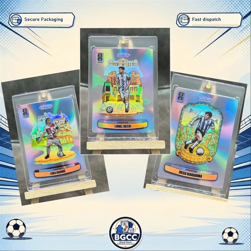 DIY Panini Homemade Football collection card International Yamal Bellingham Messi Yamal Neymar Ronaldo Landmarks series view 2