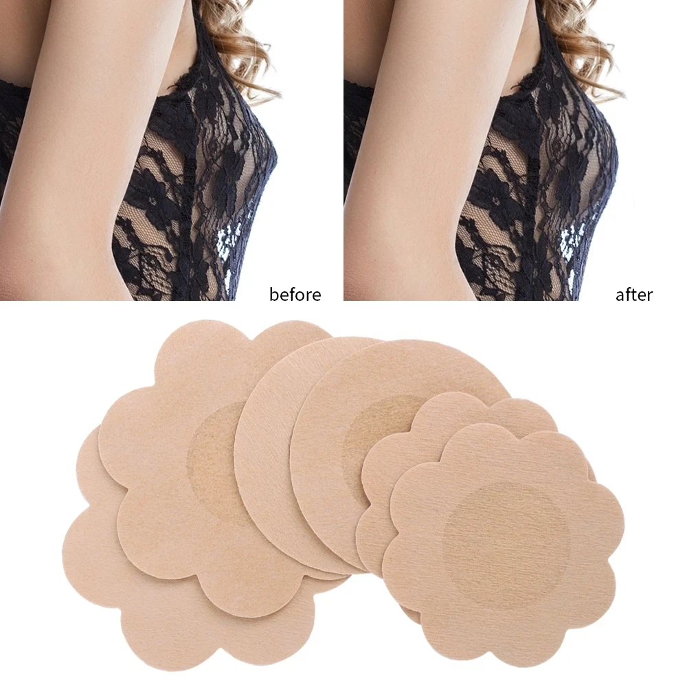 20pcs Women's Invisible Breast Lift Tape Overlays on Nipple Chest Accessories Stickers Adhesive Sticky Disposable Invisible Bras