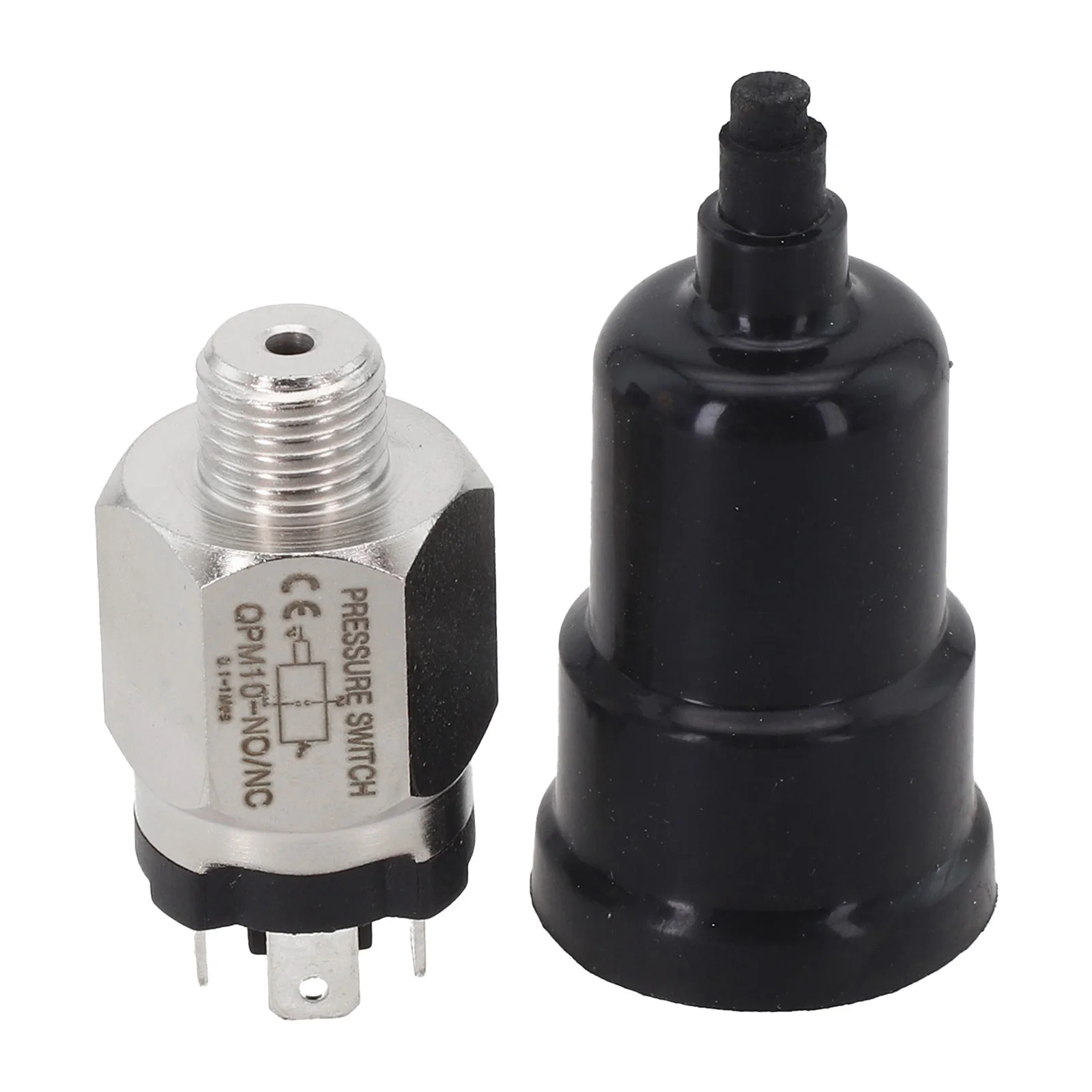 1/4 1/8 Inch Insulation Cover Pressure Control Switch Stainless Steel Adjustable Diaphragm Normally Open Closed Pressure Switch