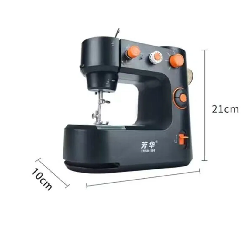 Imagem -06 - Mini Máquina de Costura Elétrica Home Small Seaming Multi-function Coma Grosso 398