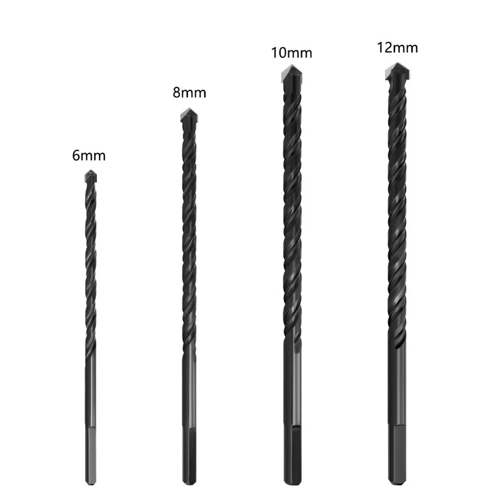 1 шт. сверло для каменной кладки, бетона, лимована, натуральный искусственный камень 6, 8, 10, 12 мм, сверление, треугольный хвостовик, сплав