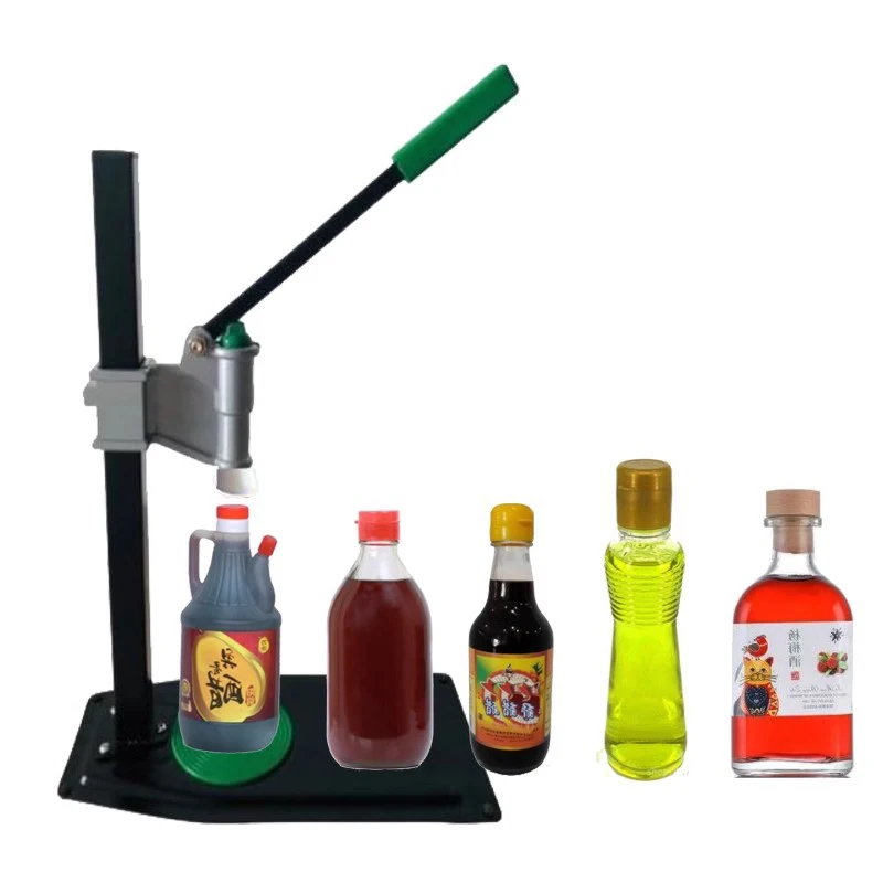 Manual sesame oil bottle capping machine soy sauce bottle vinegar bottle sesame oil bottle plastic cap