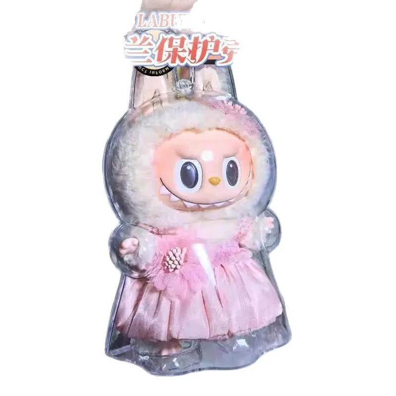 アブブ・ラブゥ スモールミラノ 透明保護シェル アクリルカバー ペンダント ベビー服 POP MART ブラインドボックス (ドールなし)