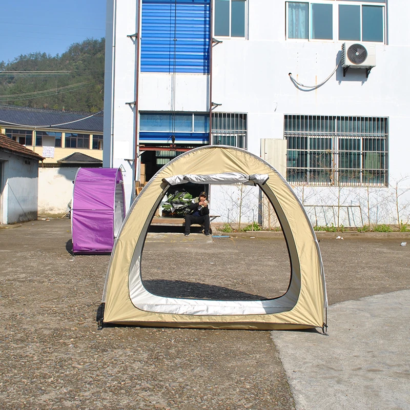 Bike Tents with 2 Big Doors, Easy Access to Bicycles, Bike Cover, Garden Storage Sheds for Motorcycle, Lawn Mower Tools,