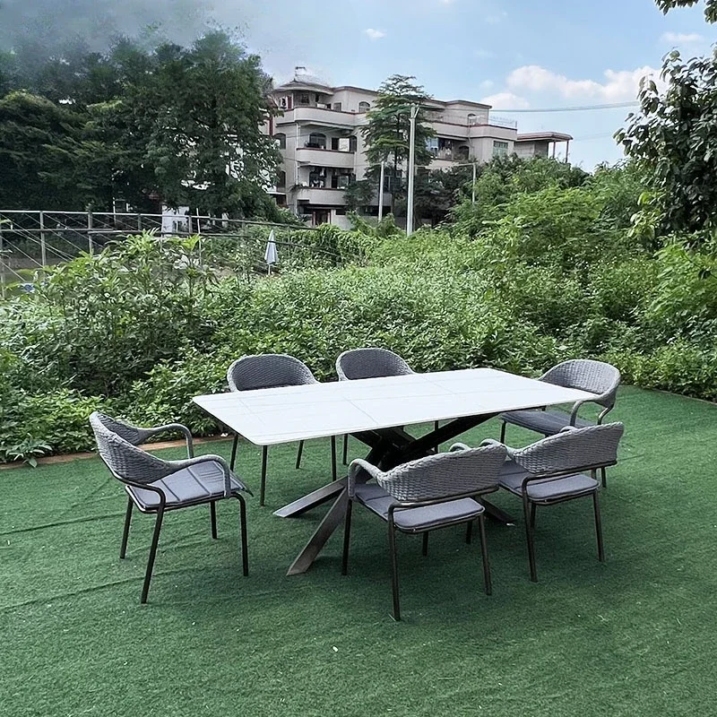Outdoor Garden Table and Chair Kit Nordic Creative Outdoor Indoor Table and Chair