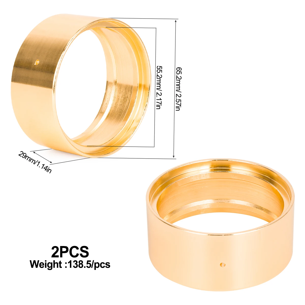 277g/Pair Metal 2.2