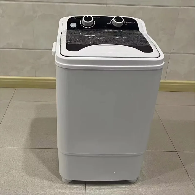 Mini 7kg capacity semi-automatic cleaning and drainage small washing machine